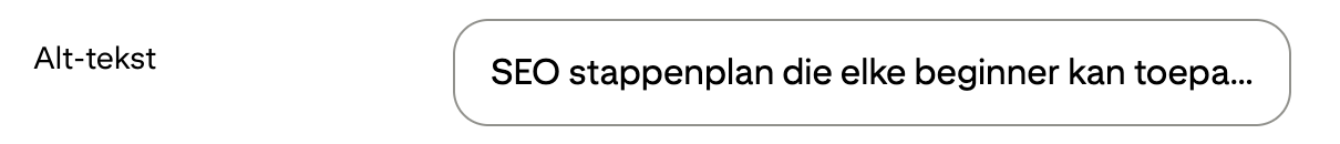 Alt-tekst Pinterest afbeeldingen