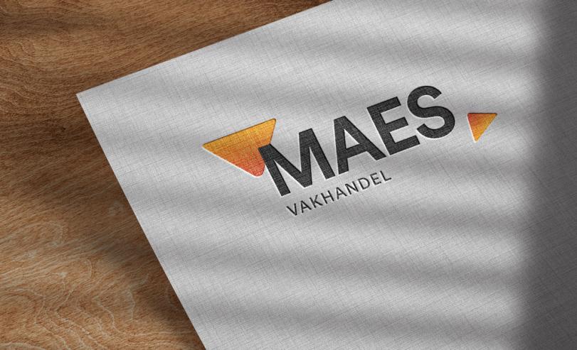 logo maes vakhandel op briefpapier