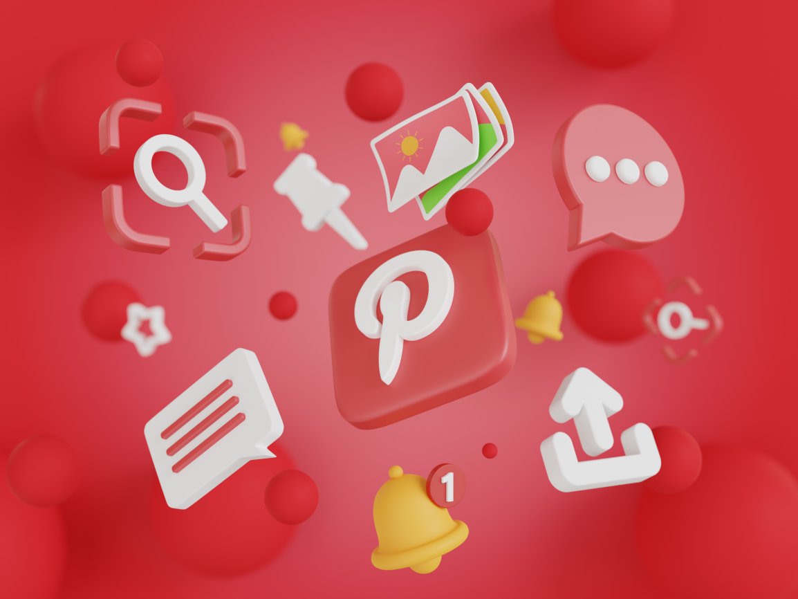 3d rendering social media icon