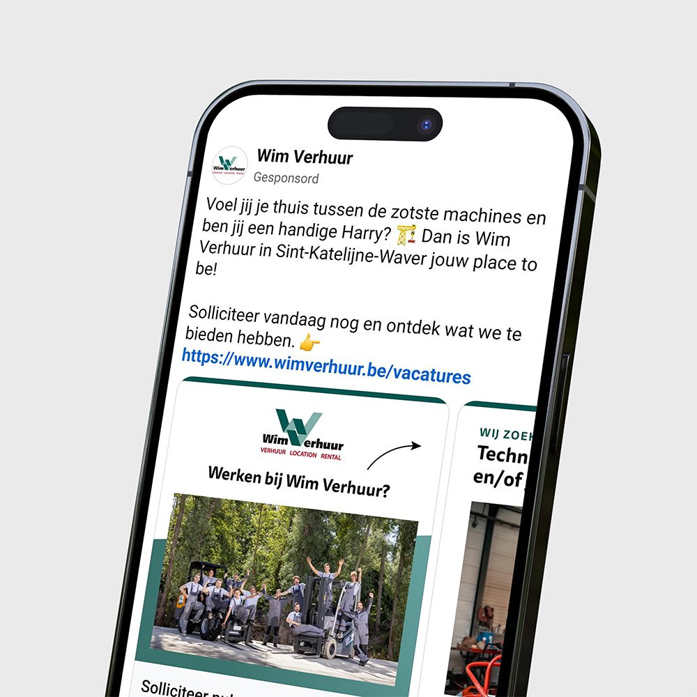 ads social media voorbeeld wim verhuur