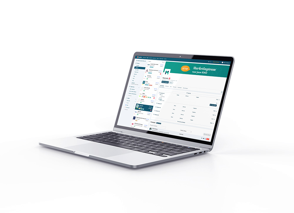 marketing automation mockup