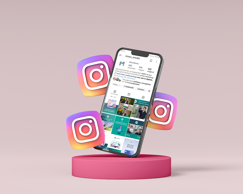 social media content voor instagram
