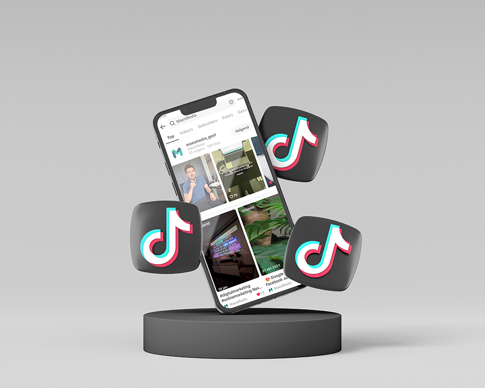 social media content voor tiktok
