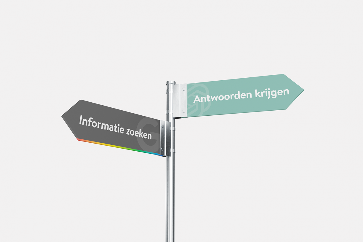 van info zoeken naar antwoorden krijgen