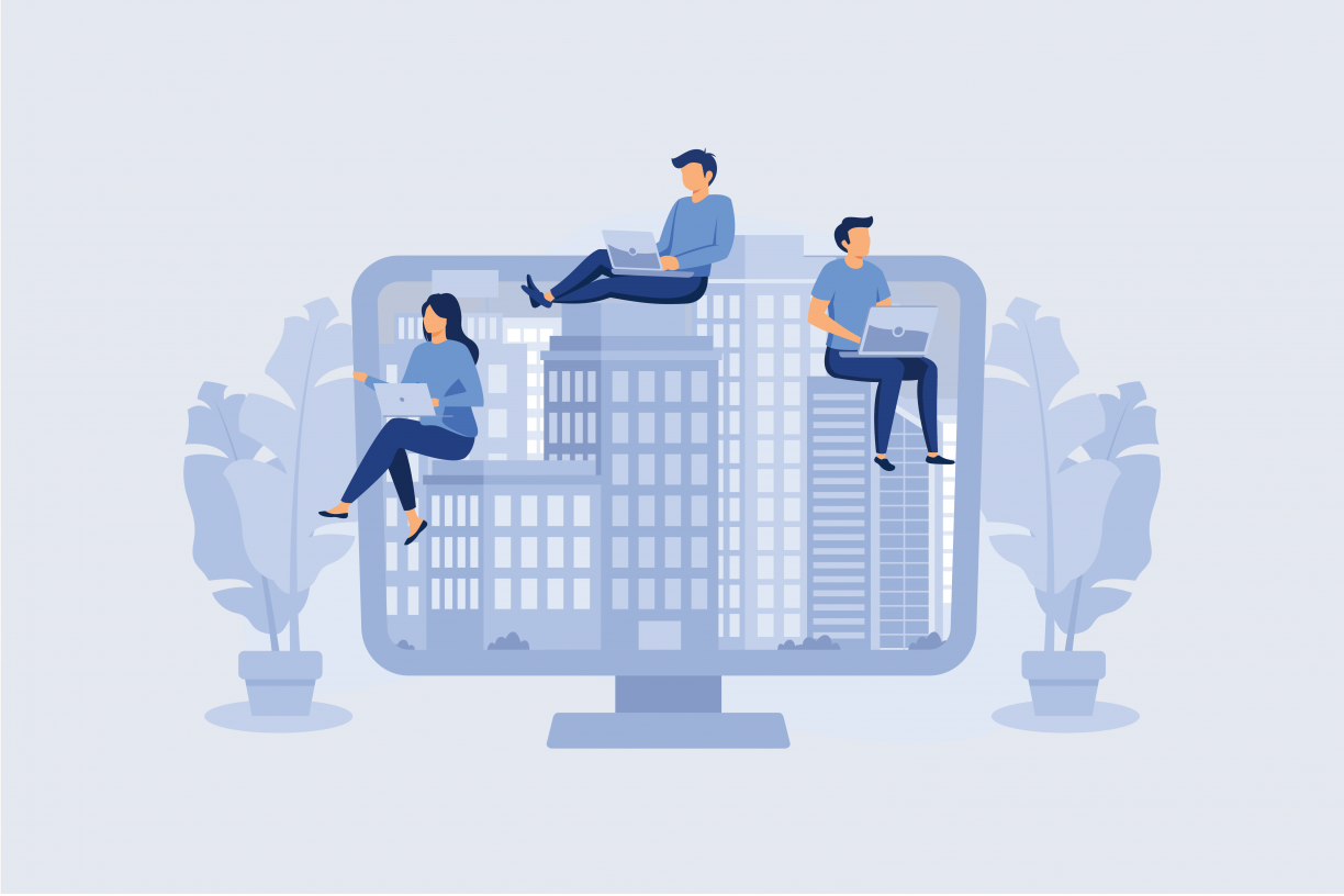 webarchitectuur bedrijvengroepen